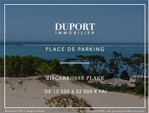 parking à la vente -   40600  BISCARROSSE, surface 0 m2 vente parking - UBI427131443